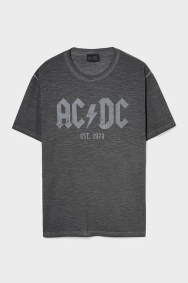Uomo - T-shirt - AC/DC - grigio melange