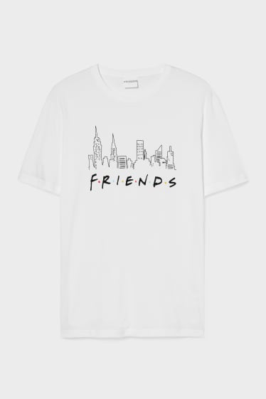Heren - T-shirt - Friends - wit