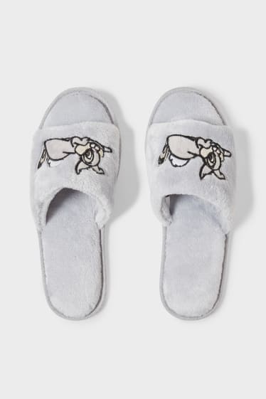 Donna - Pantofole di ecopelliccia - Disney - grigio chiaro