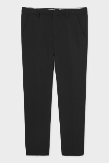 Children - Mix-and-match suit trousers - extra-wide waistband - black