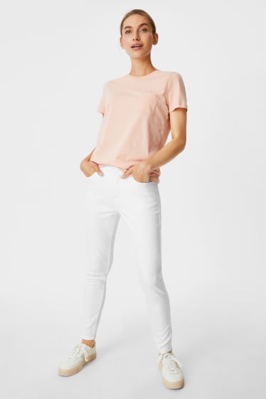 Mujer - Skinny jeans - blanco