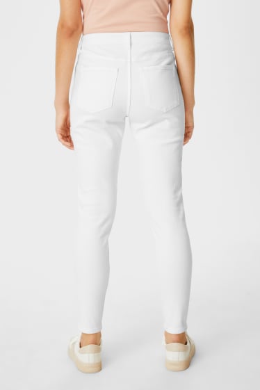 Mujer - Skinny jeans - blanco