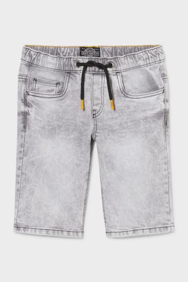 Enfants - Bermuda en jean - jean gris clair
