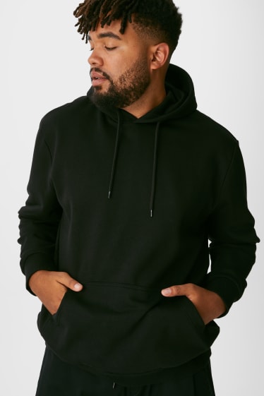 Heren - Hoodie - zwart