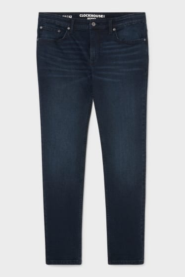 Mężczyźni - CLOCKHOUSE - skinny jeans - LYCRA® - dżins-ciemnoniebieski