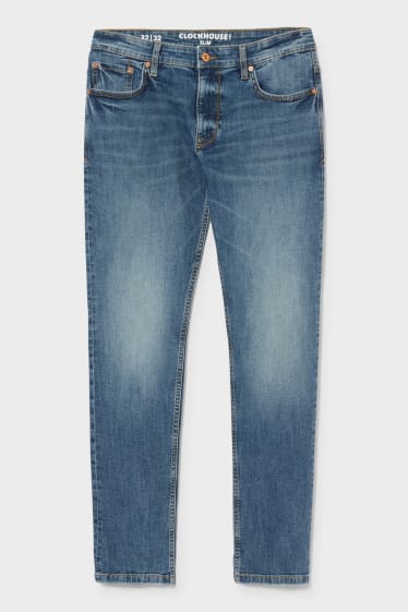 Mężczyźni - CLOCKHOUSE - slim jeans - LYCRA® - dżins-niebieskoszary