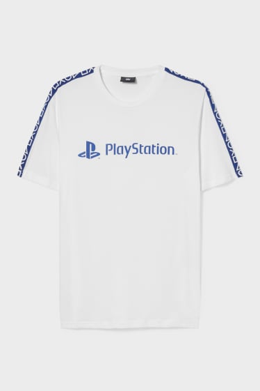 Herren - T-Shirt - PlayStation - weiß