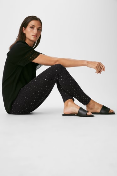 Donna - Confezione da 2 - leggings basic - nero
