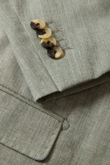Herren - Sakko - Slim Fit - Woll-Mix - hellgrün