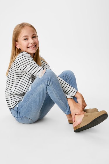 Kinder - Skinny Jeans - jeans-hellblau