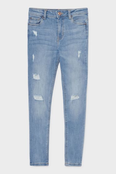 Kinder - Skinny Jeans - jeans-hellblau