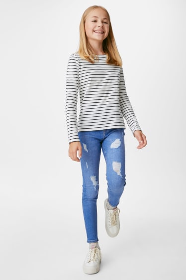 Niños - Skinny jeans - vaqueros - azul