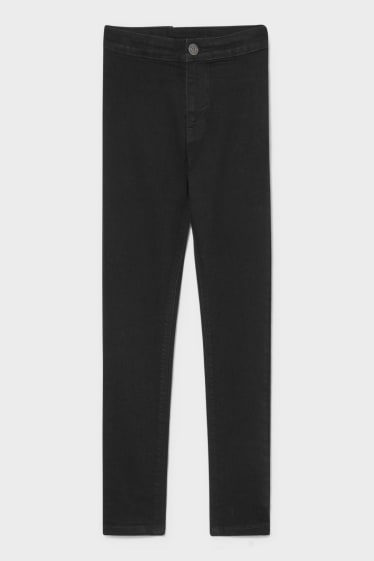 Kinder Mädchen - Jegging Jeans - schwarz