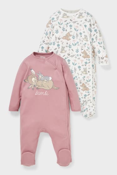 Bébés - Lot de 2 - Disney - pyjama pour bébé - rose foncé
