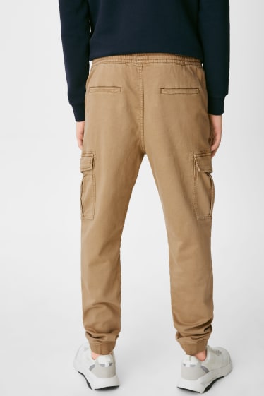 Hommes - CLOCKHOUSE - pantalon cargo - marron clair