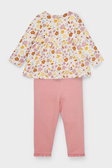 Babies - Baby outfit - 2 piece - rose
