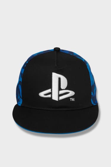 Bambini - PlayStation - cappellino da baseball - blu scuro