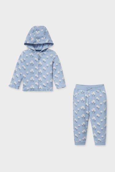 Baby's - Baby-outfit - biokatoen - 2-delig - lichtblauw