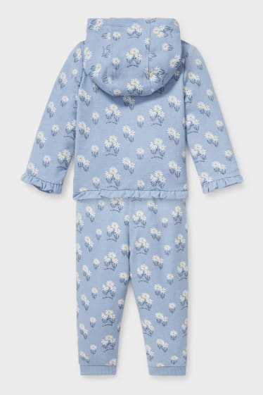 Babys - Baby-Outfit - Bio-Baumwolle - 2 teilig - hellblau