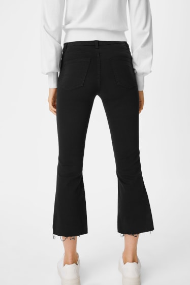 Mujer - CLOCKHOUSE - kick flare jeans - high waist - negro