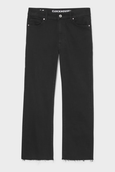 Dona - CLOCKHOUSE - kick flare jeans - high waist - negre