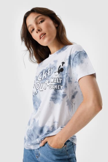 Femmes - CLOCKHOUSE - T-shirt - Mickey Mouse - blanc