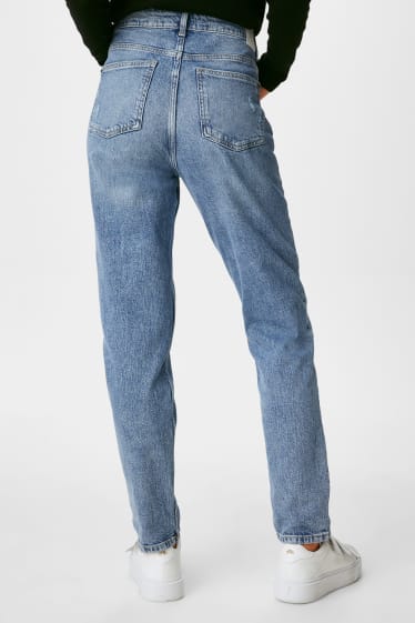 Damen - Mom Jeans - jeans-hellblau