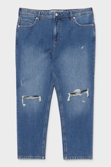 Mujer - CLOCKHOUSE - mom jeans - vaqueros - azul