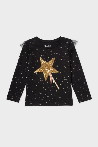 Children - Long sleeve top - shiny - black