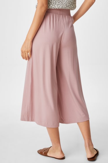 Donna - Pantaloni culotte basic - rosa