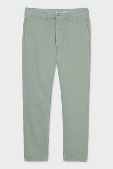 Dámské - Kalhoty - slim fit - mátově zelená