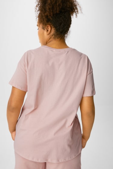 Ados & jeunes adultes - CLOCKHOUSE - T-shirt - rose clair