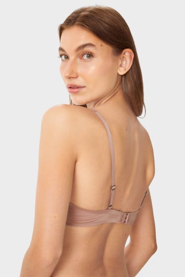 Women - Underwire bra - DEMI - padded - Toffee