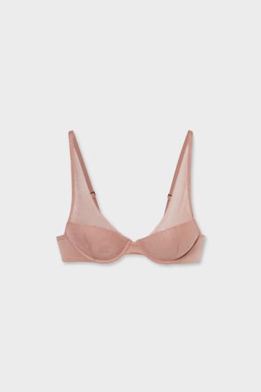 Women - Underwire bra - DEMI - padded - Toffee