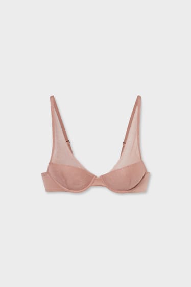 Femmes - Soutien-gorge à armatures - DEMI - ampliforme - Toffee