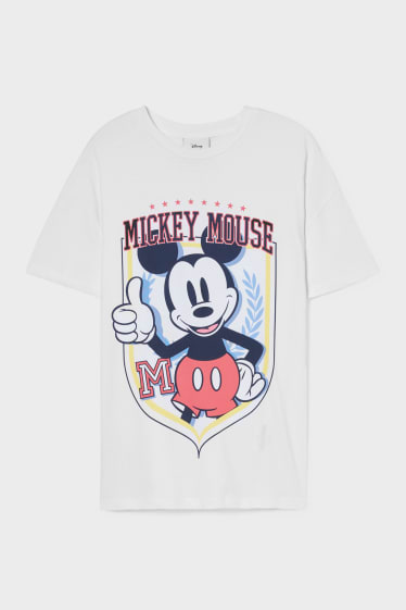 Jóvenes - CLOCKHOUSE - camiseta - Mickey Mouse - blanco