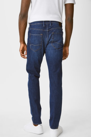 Men - Slim jeans - flex - LYCRA® - denim-dark blue