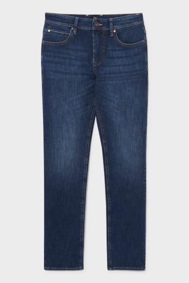 Men - Slim jeans - flex - LYCRA® - denim-dark blue