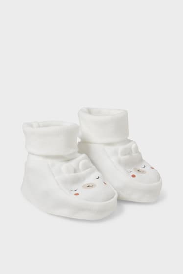 Babies - Baby booties - white