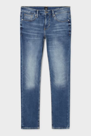 Mężczyźni - Slim jeans - flex dresowy denim - LYCRA®  - dżins-niebieski