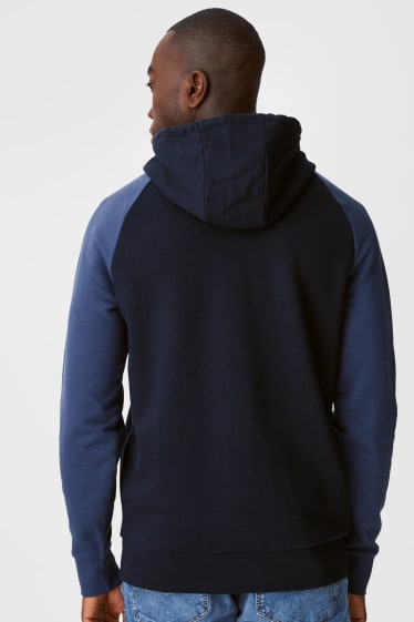 Men - Hoodie - dark blue