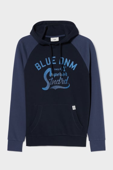 Men - Hoodie - dark blue