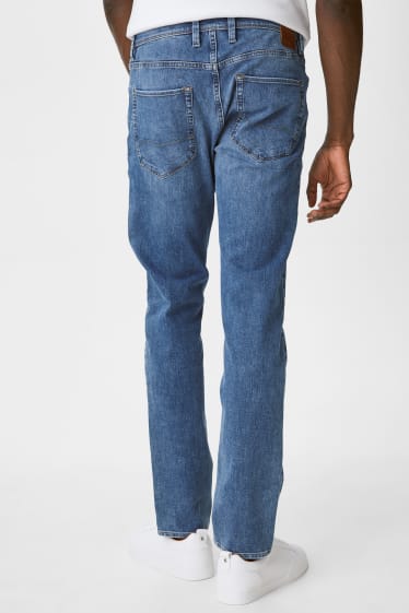 Mężczyźni - Slim jeans - Flex - LYCRA® - dżins-niebieski