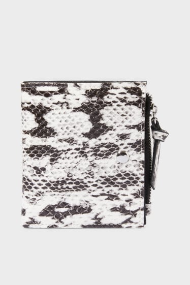 Women - Wallet - faux leather - black