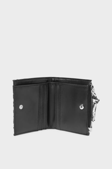 Women - Wallet - faux leather - black