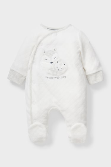Babies - Baby sleepsuit - white