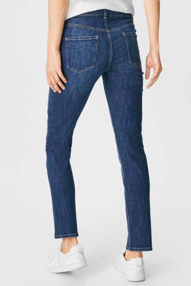 Kobiety - CLOCKHOUSE - slim jeans - dżins-ciemnoniebieski