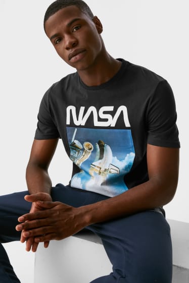 Hommes - T-shirt - NASA - bleu foncé