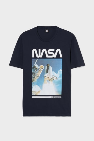 Men - T-shirt  - NASA - dark blue
