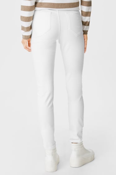 Donna - Jegging jeans - effetto push-up - bianco
